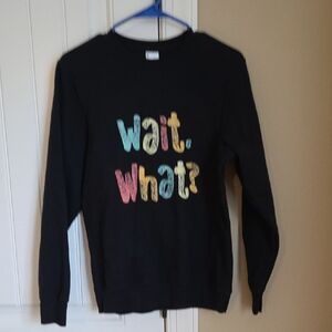 Black Graphic Women's Sweater